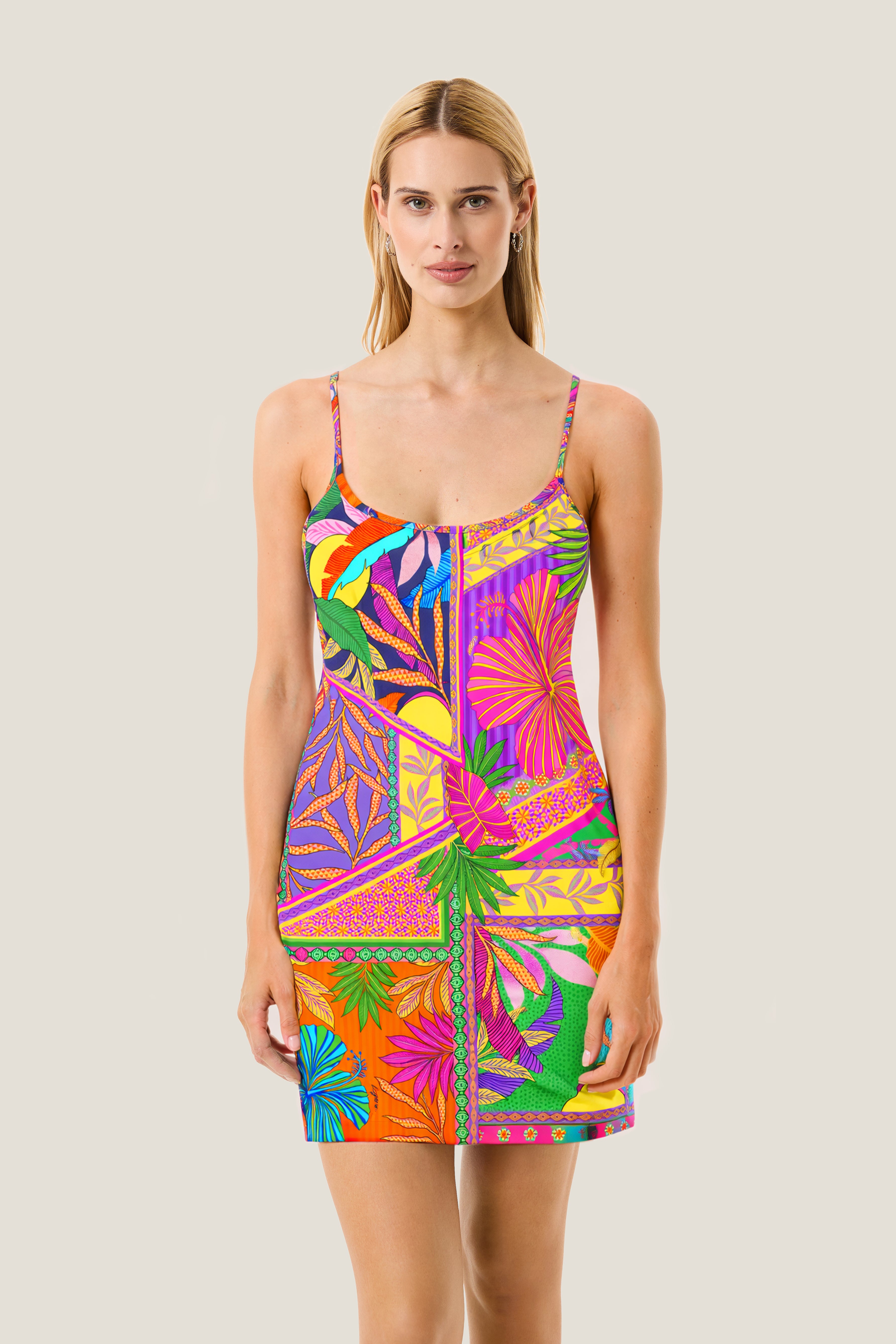 ABITO CORTO POP FOULARD