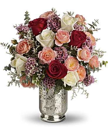 Always Yours Bouquet | Roses | Same Day Flower Delivery | Multi-Colored | Teleflora