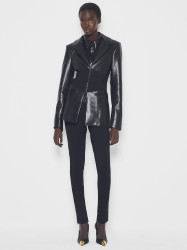 AMOUR RECYCLED LEATHER BLAZER