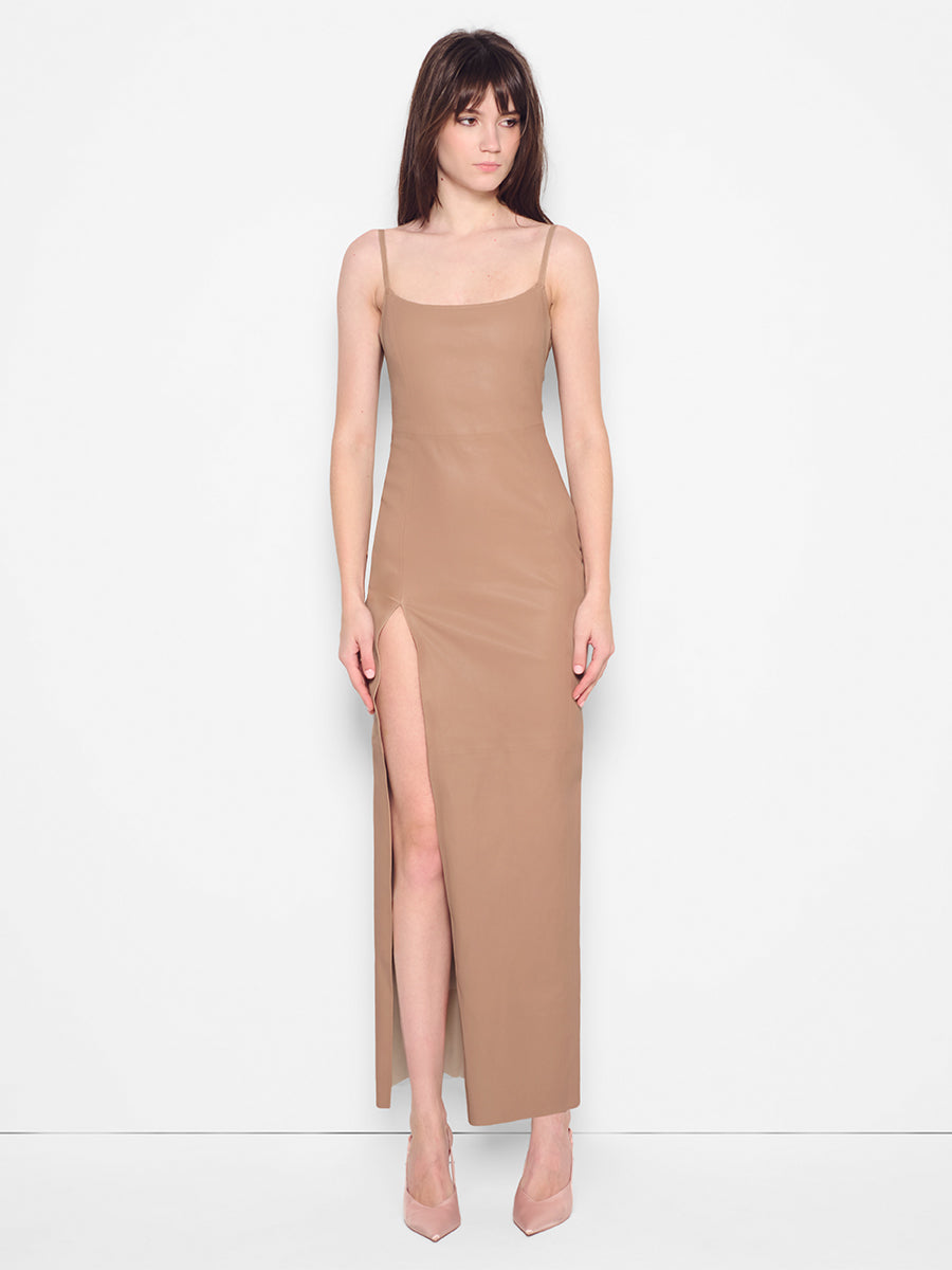APHRODITE STRETCH LEATHER DRESS