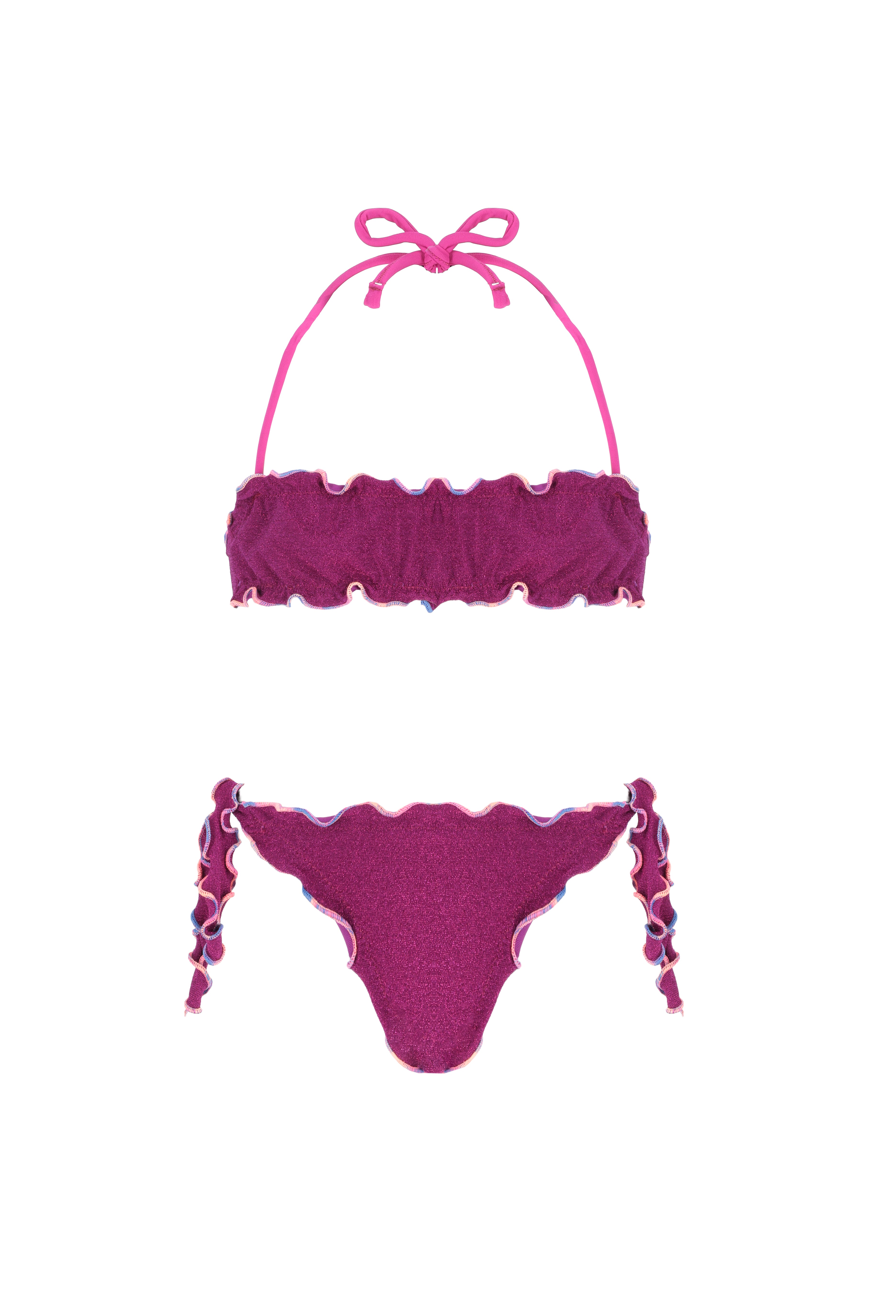 BIKINI FASCIA CON SLIP NODI SMAMBOLATO