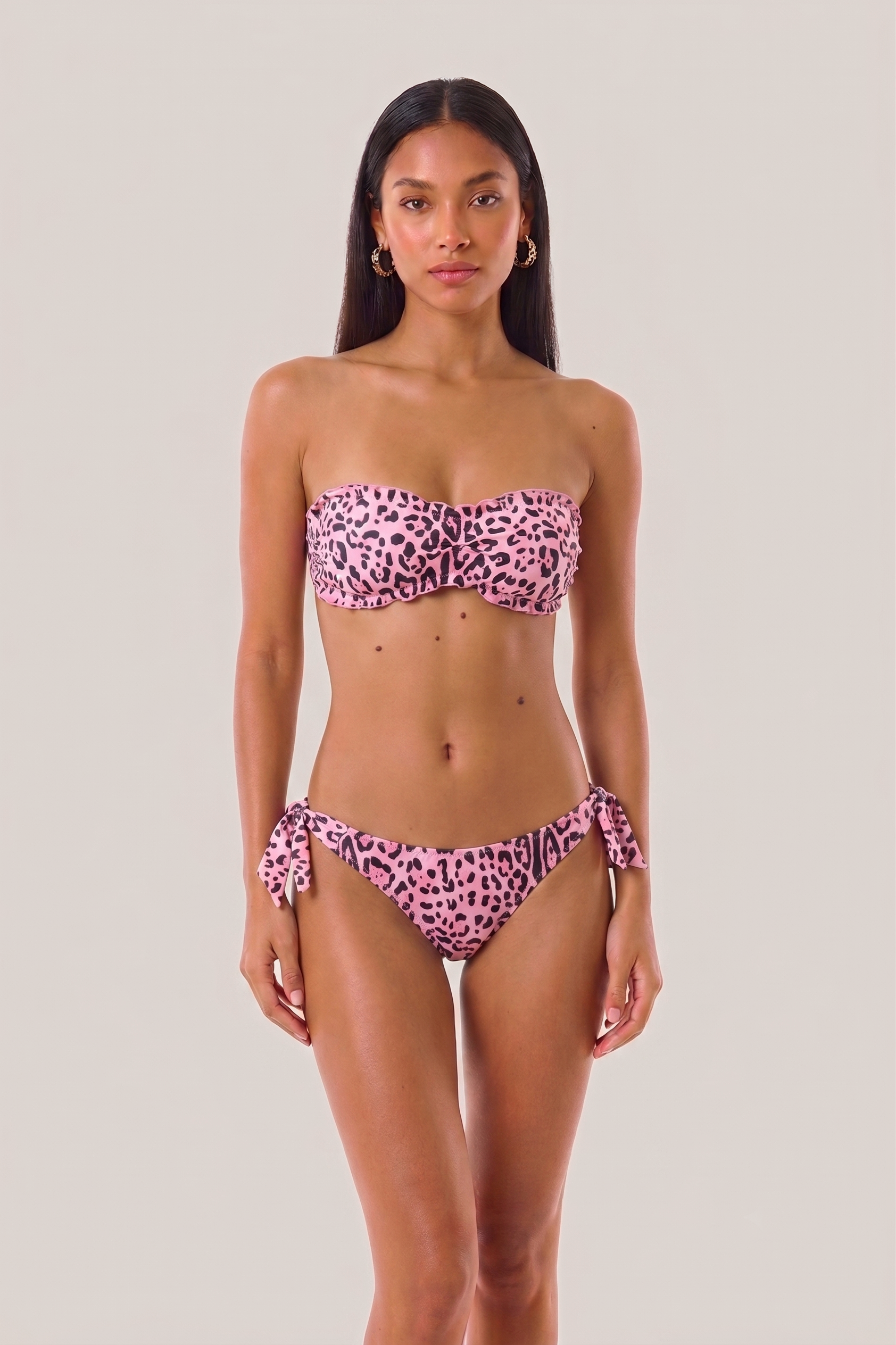 BIKINI TOP E SLIP CON LACCETTI
