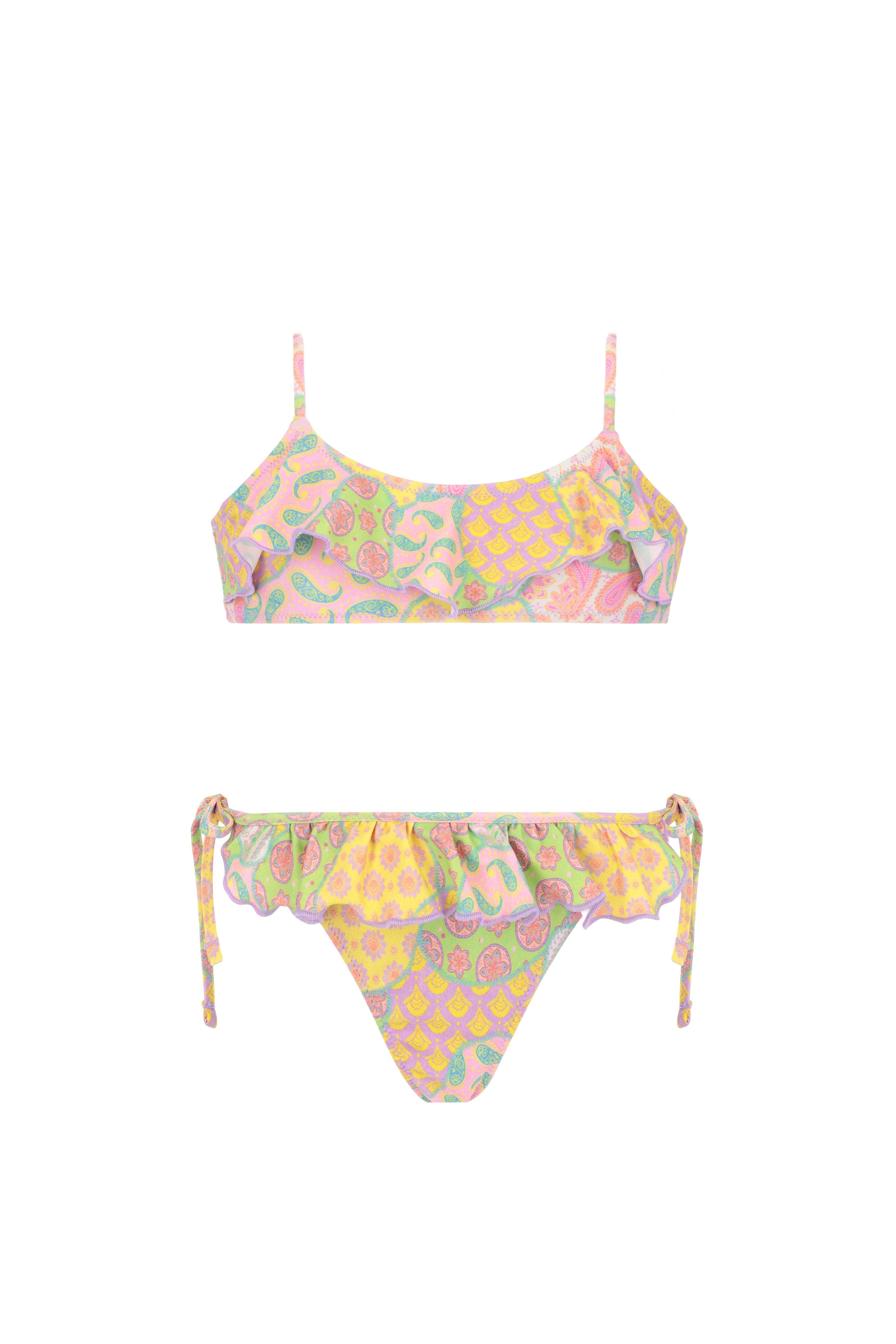 BIKINI TOP E SLIP CON LACCI