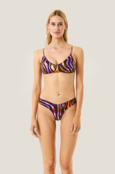 BIKINI TOP  HYPNOTIC ZEBRA
