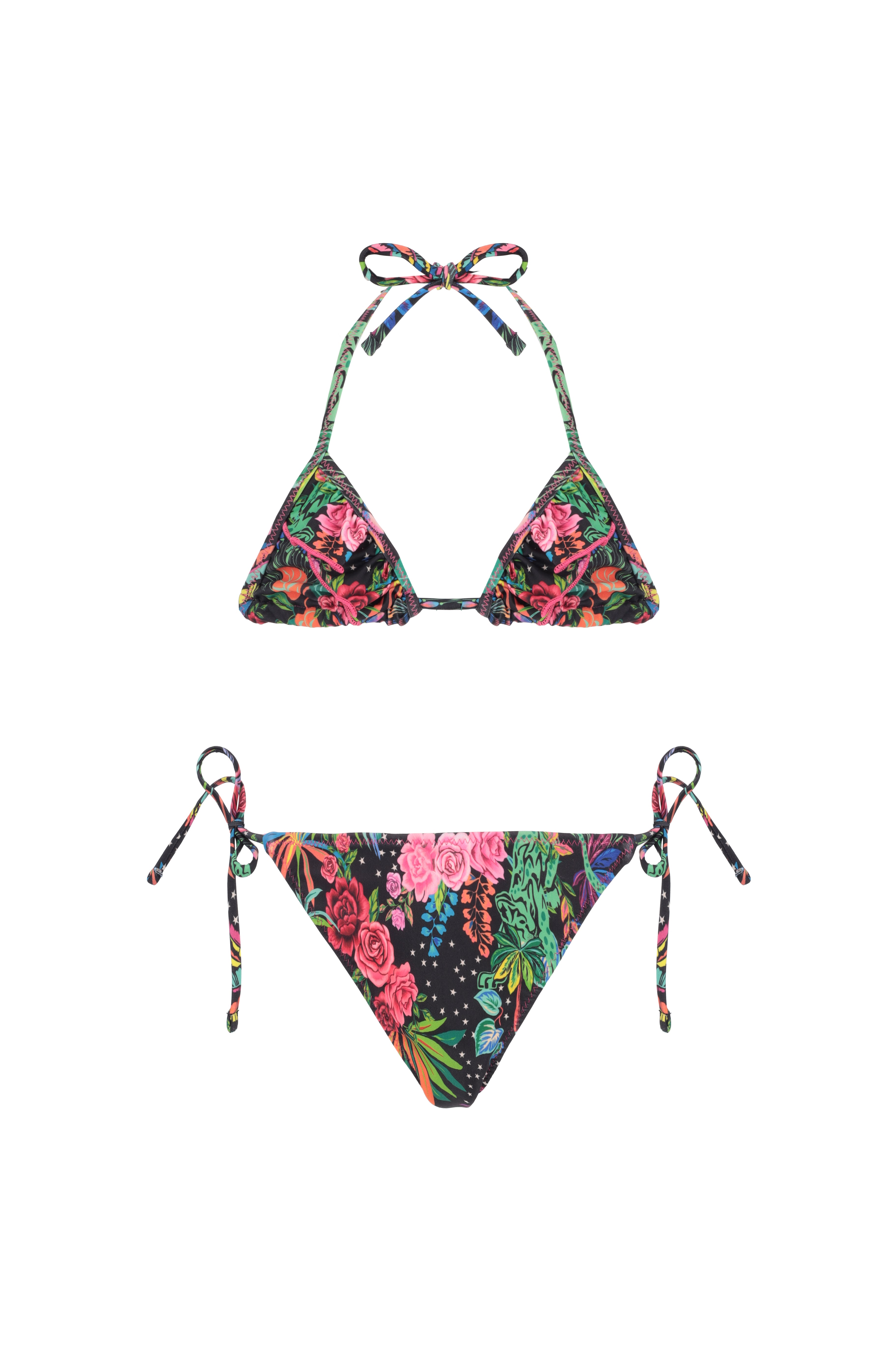 BIKINI TRIANCOLO CON LACCI