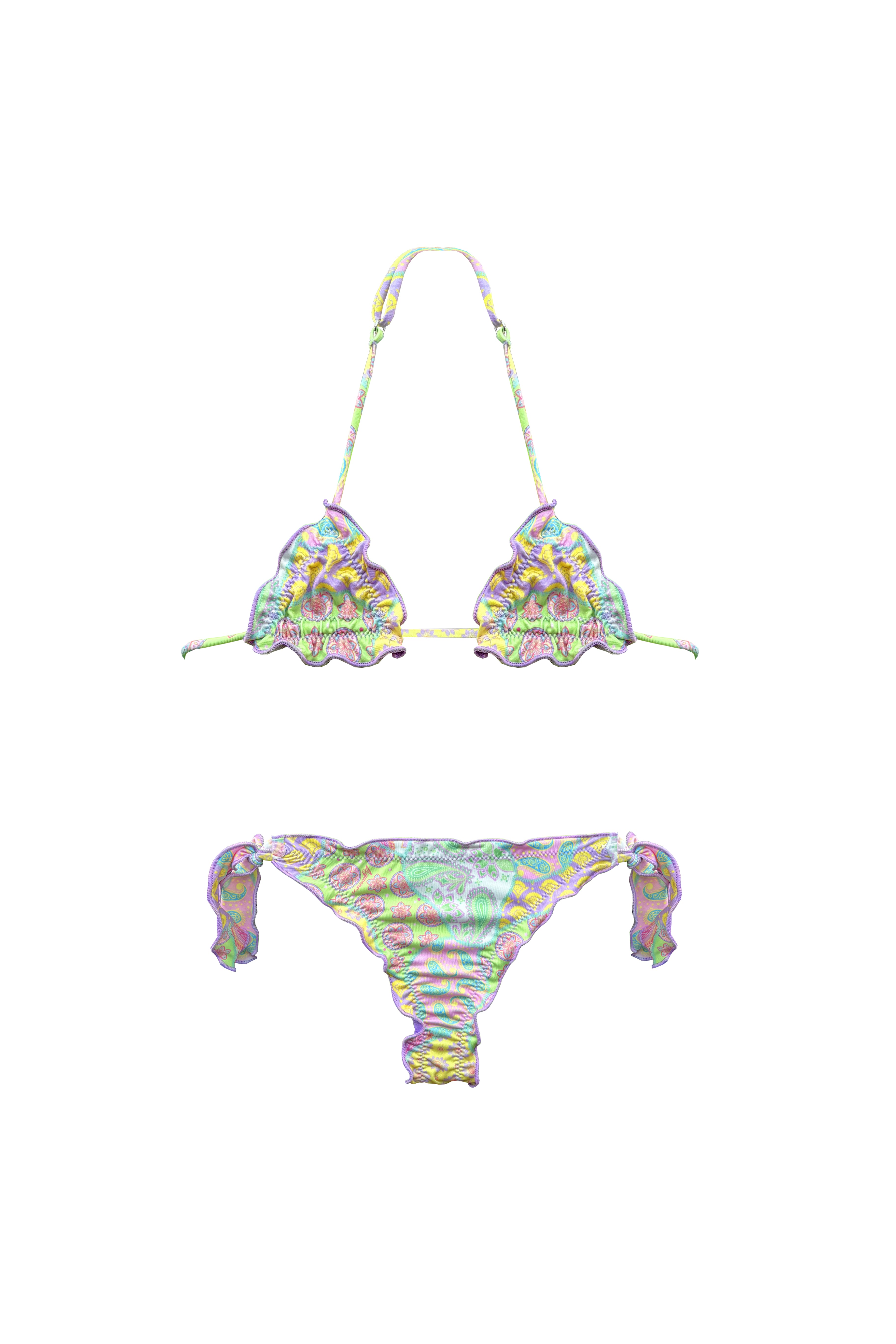 BIKINI TRIANGOLO CON SLIP NODI