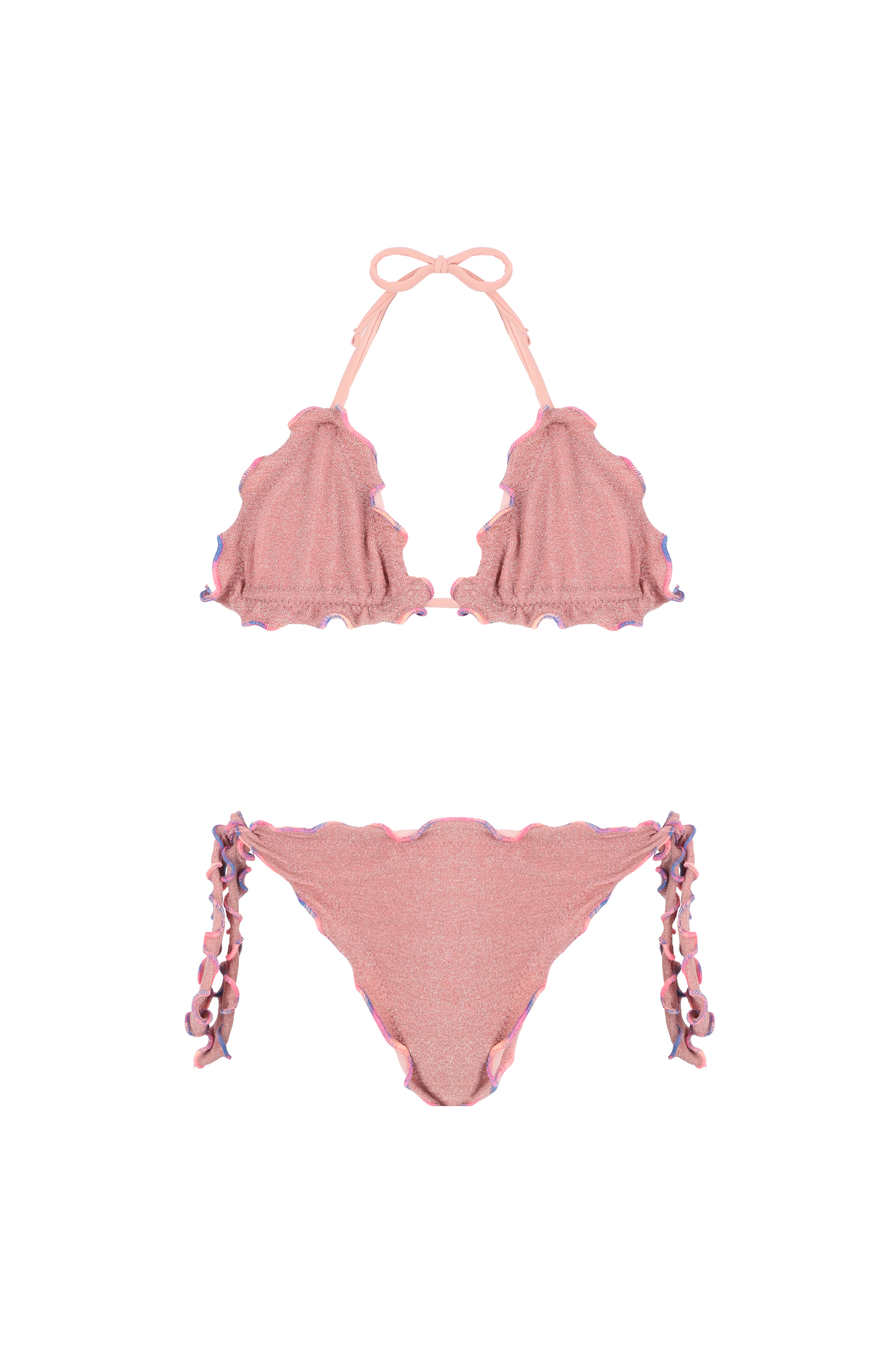 BIKINI TRIANGOLO CON SLIP NODI