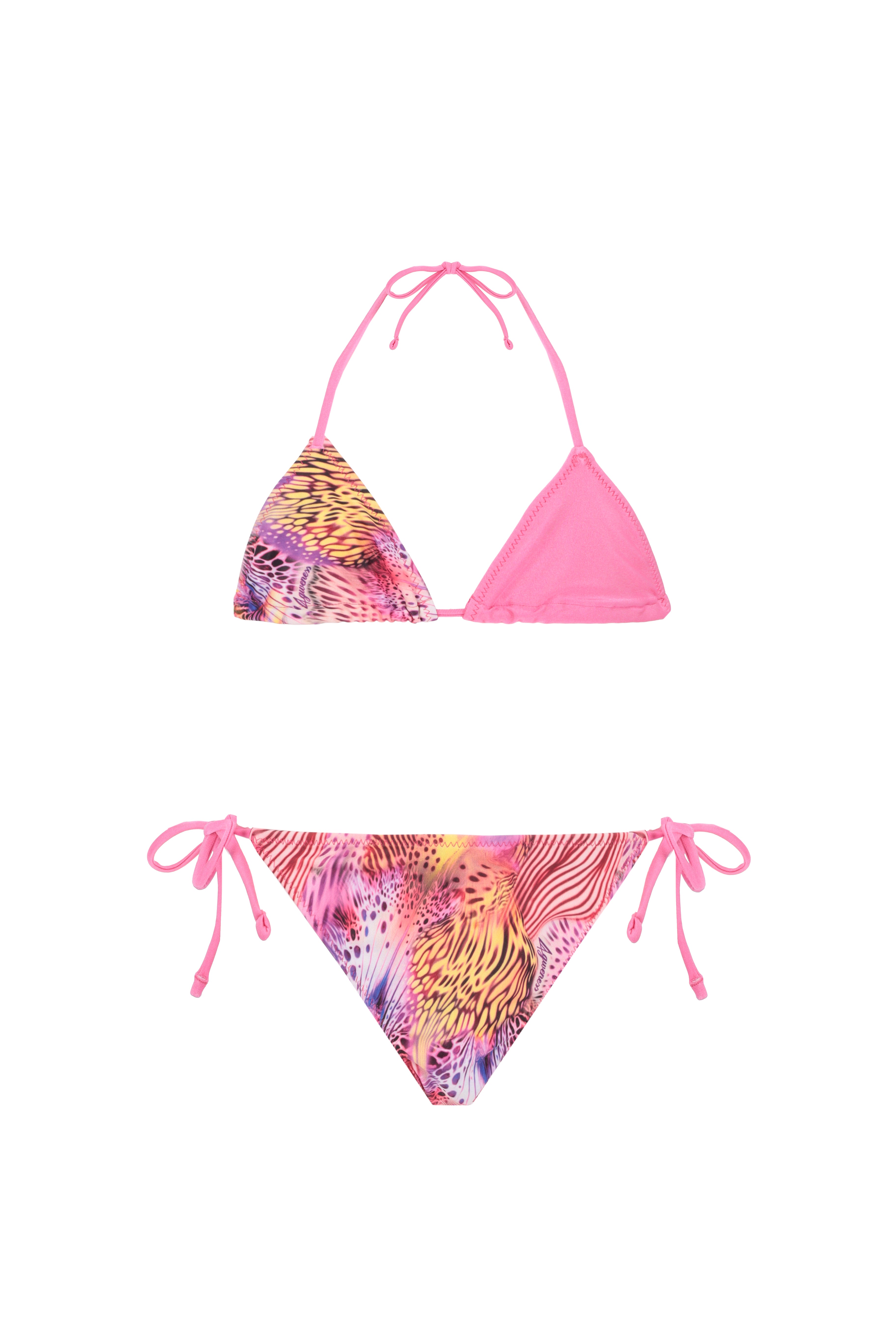 BIKINI TRIANGOLO PINK BUTTERFLY