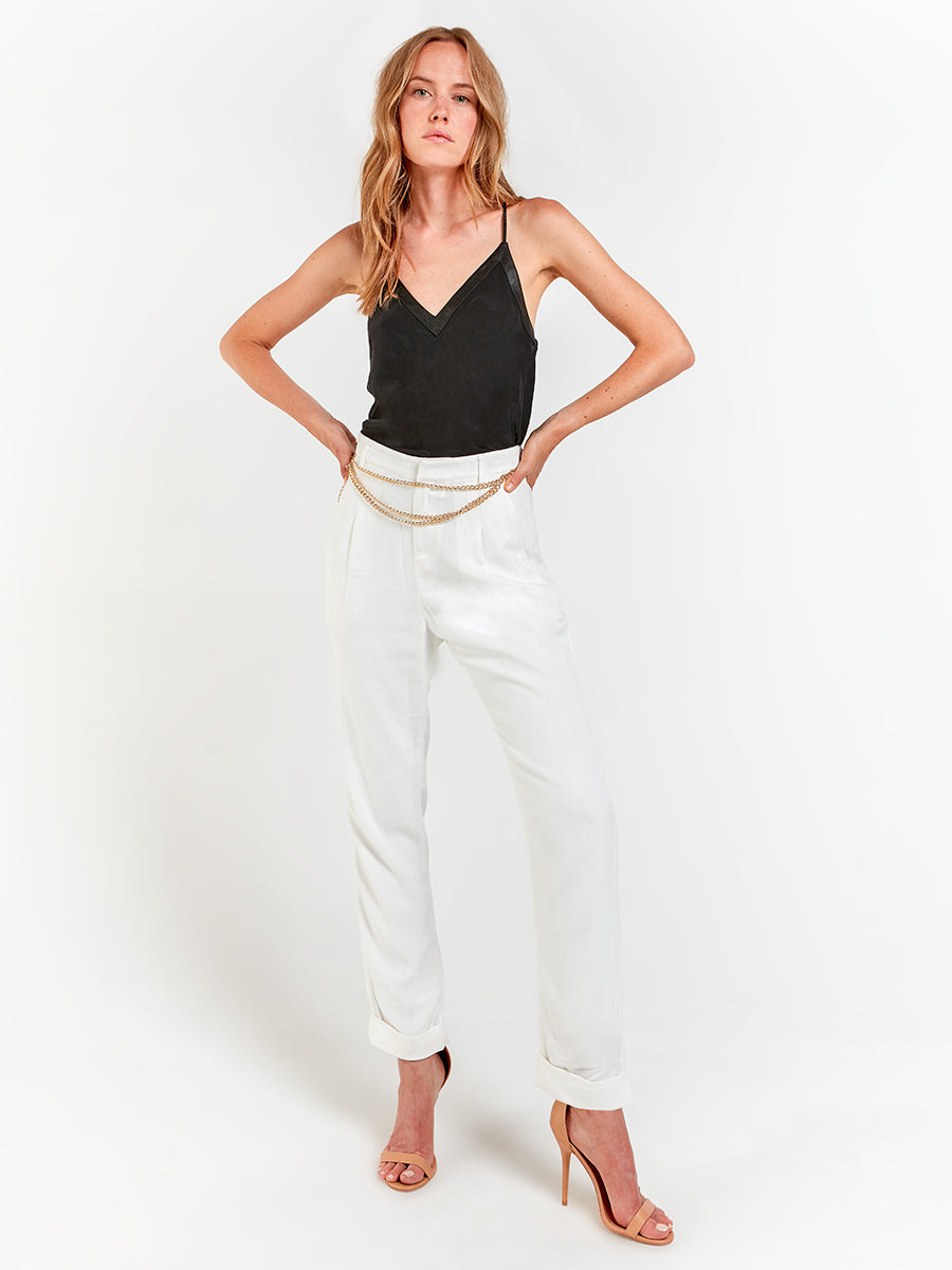 BLACK NIGHTS SILK CAMI