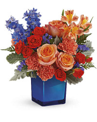 Blue | Mixed Bouquets | Blue Daydream Bouquet | Same Day Flower Delivery by Teleflora