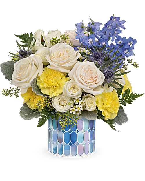 Blue | Mixed Bouquets | Dreaming Of Blue Bouquet | Same Day Flower Delivery by Teleflora