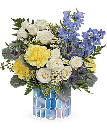Blue | Mixed Bouquets | Dreaming Of Blue Bouquet | Same Day Flower Delivery by Teleflora