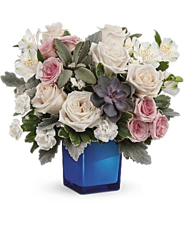 Blue | Mixed Bouquets | Enchanting Blue Bouquet | Same Day Flower Delivery by Teleflora