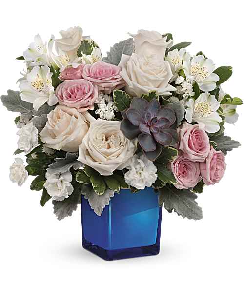 Blue | Mixed Bouquets | Enchanting Blue Bouquet | Same Day Flower Delivery by Teleflora
