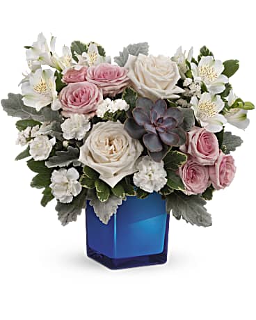 Blue | Mixed Bouquets | Enchanting Blue Bouquet | Same Day Flower Delivery by Teleflora