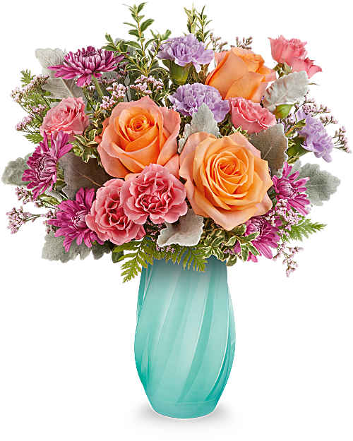 Blue | Roses | Blue Radiance Bouquet | Same Day Flower Delivery by Teleflora