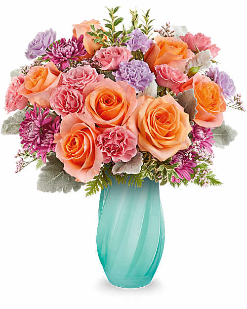 Blue | Roses | Blue Radiance Bouquet | Same Day Flower Delivery by Teleflora