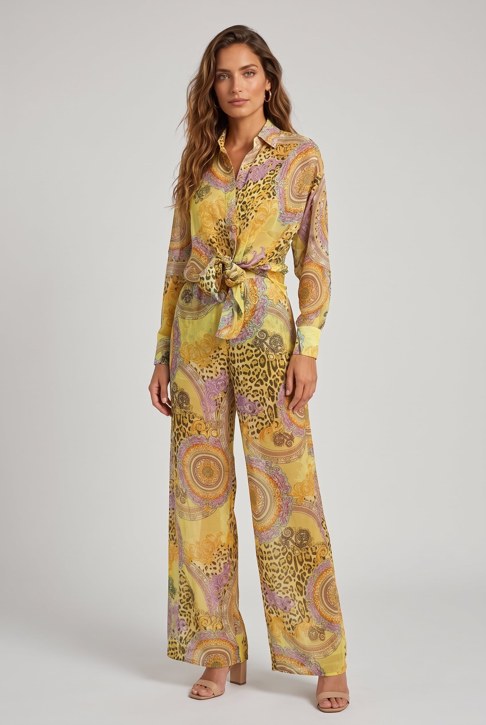 CAMICIA CORTA IN GEORGETTE