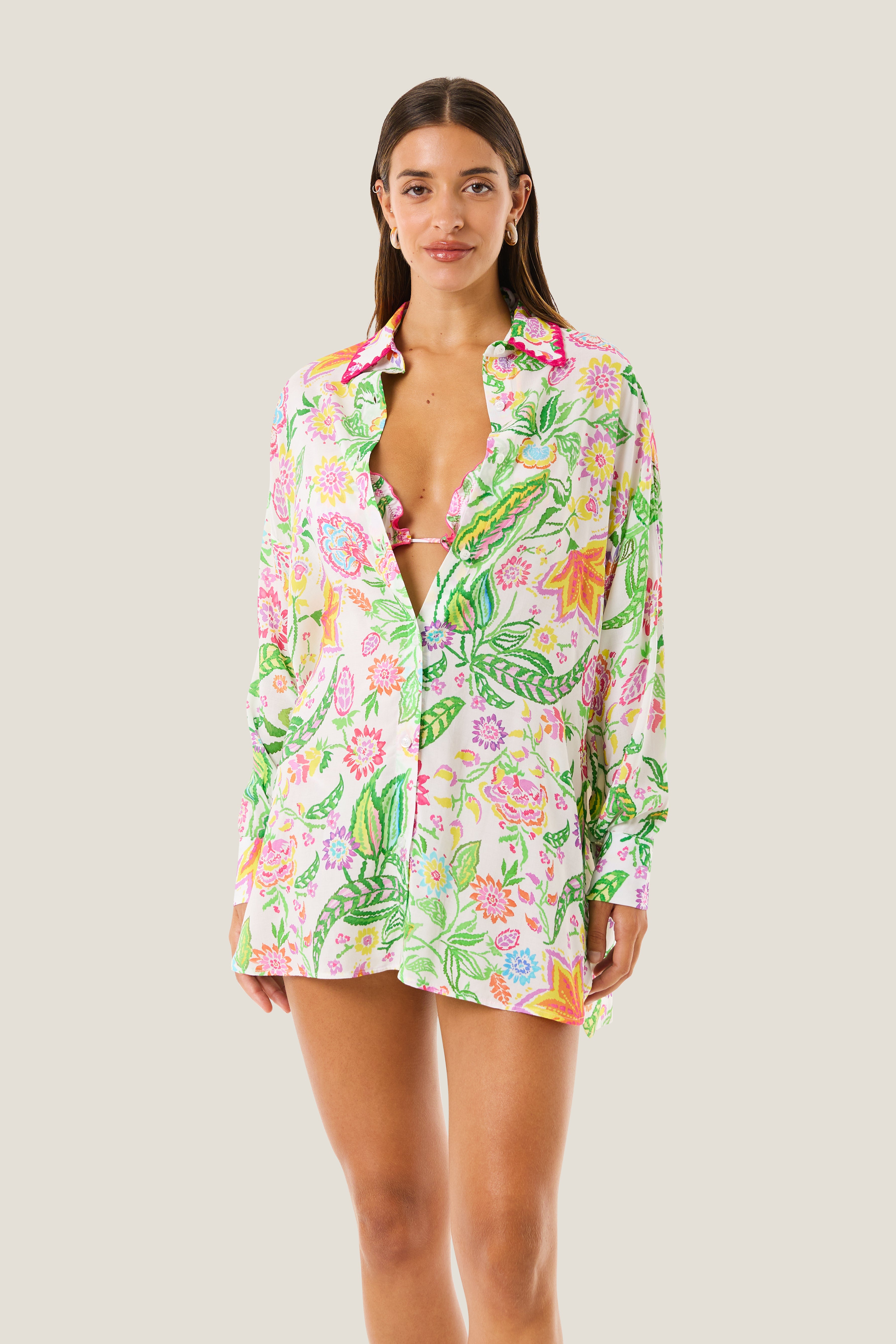 CAMICIA FLOWERS COLORS