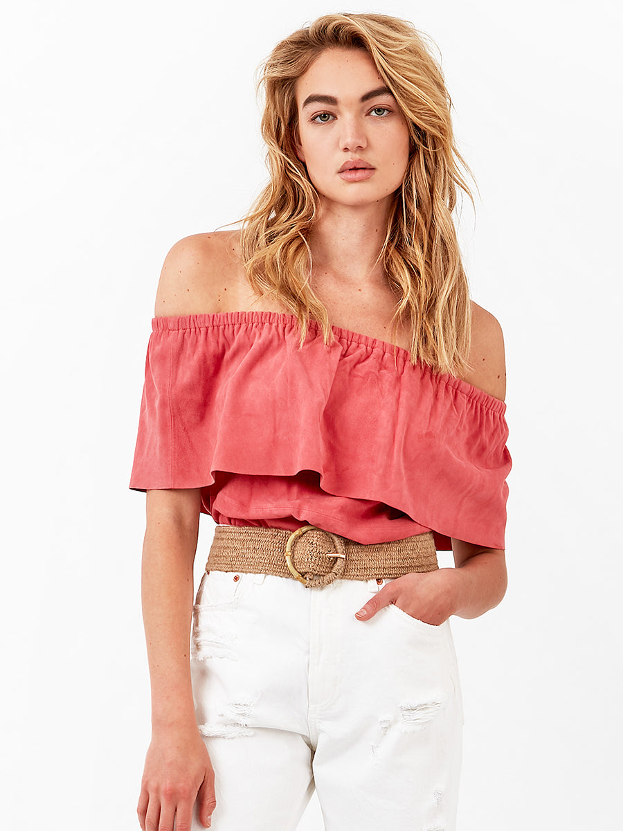 CAPE HORN SUEDE TOP