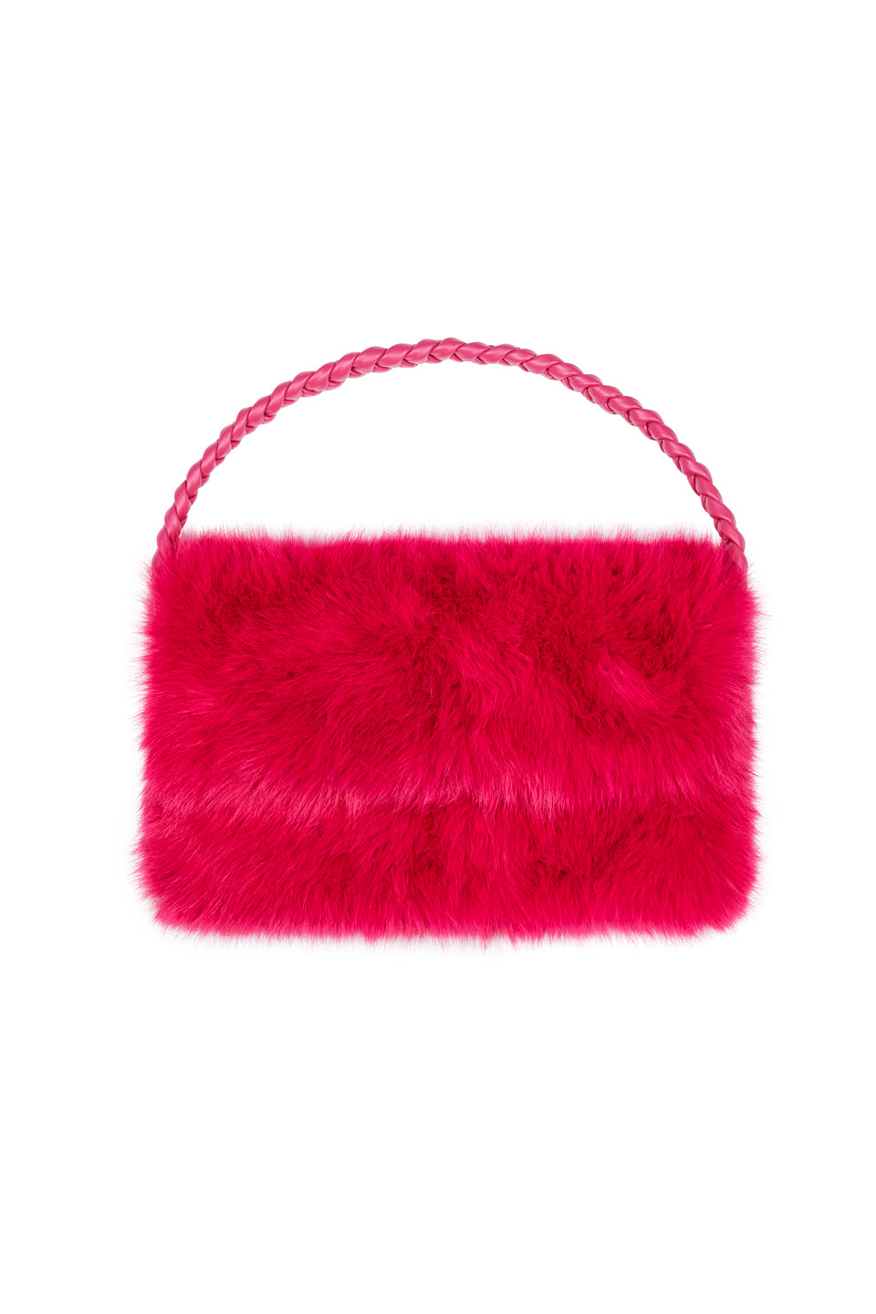 Clutch bags in echo fur