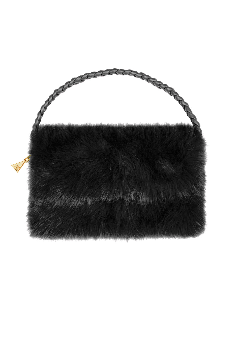 Clutch bags in echo fur