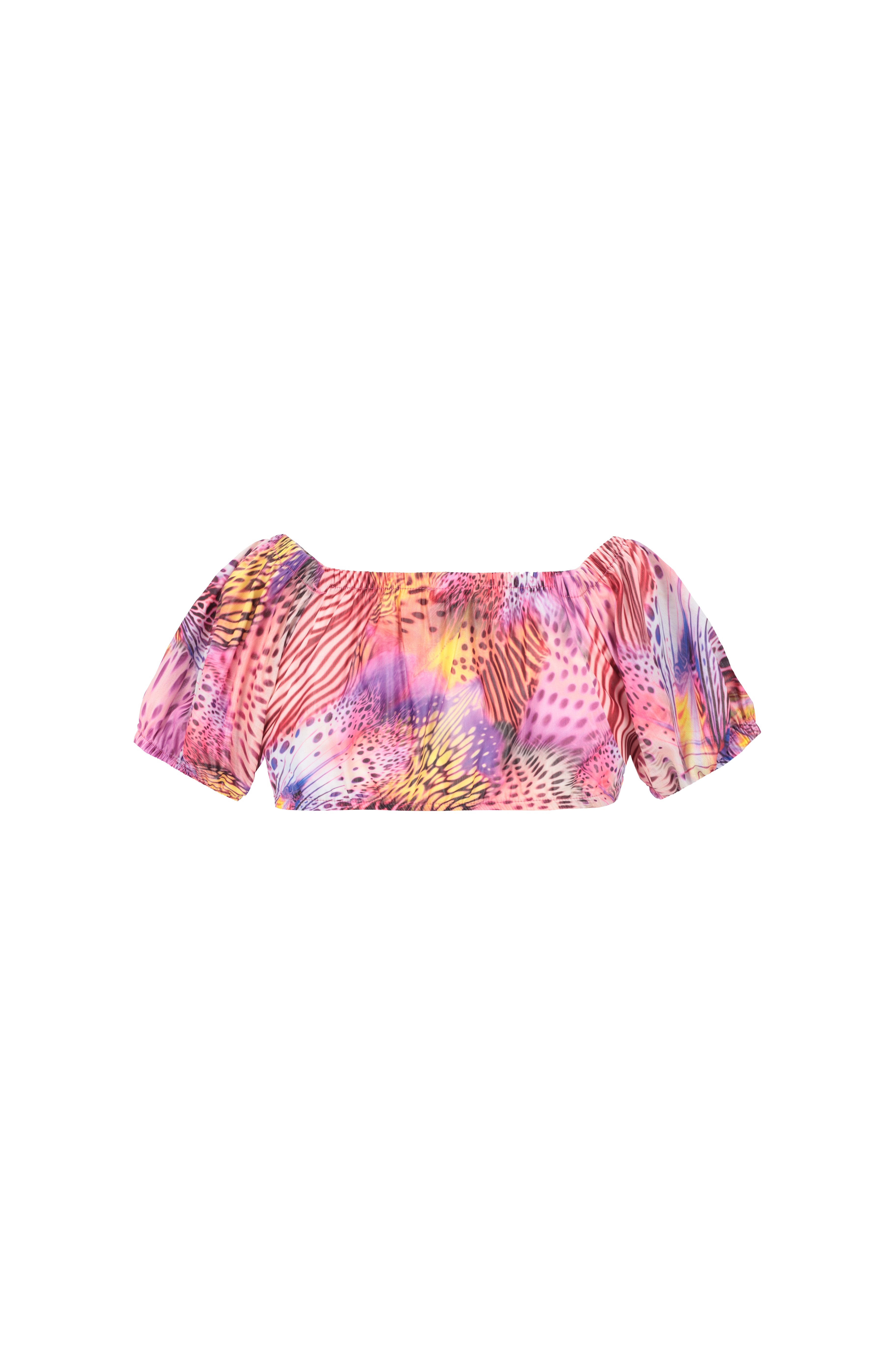 CROP TOP MM IN GEORGETTE FANTASIA