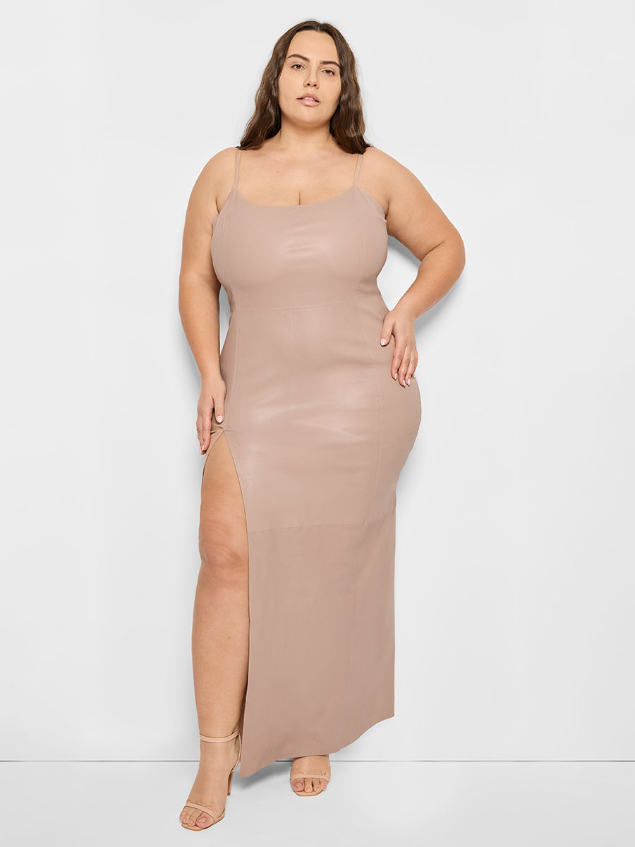 CURVE APHRODITE STRETCH LEATHER DRESS