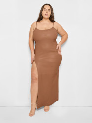 CURVE APHRODITE STRETCH LEATHER DRESS