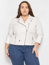 CURVE CULT RECYCLED LEATHER JACKET