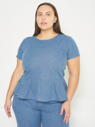 CURVE DOMINGA DENIM TOP
