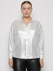 CURVE FROSTED BLOUSE