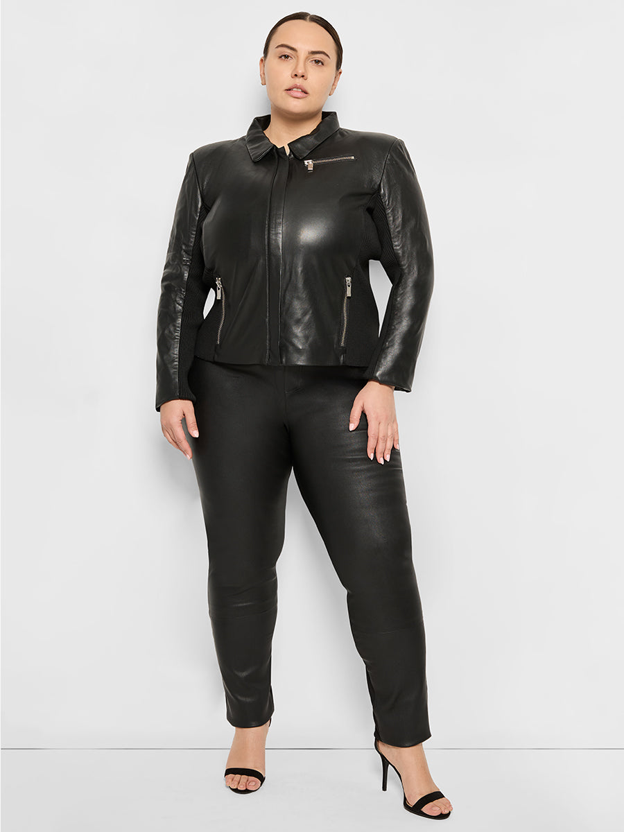 CURVE GIGI STRETCH LEATHER LEGGINGS