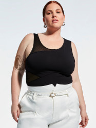 CURVE MASON CUT-OUT TOP