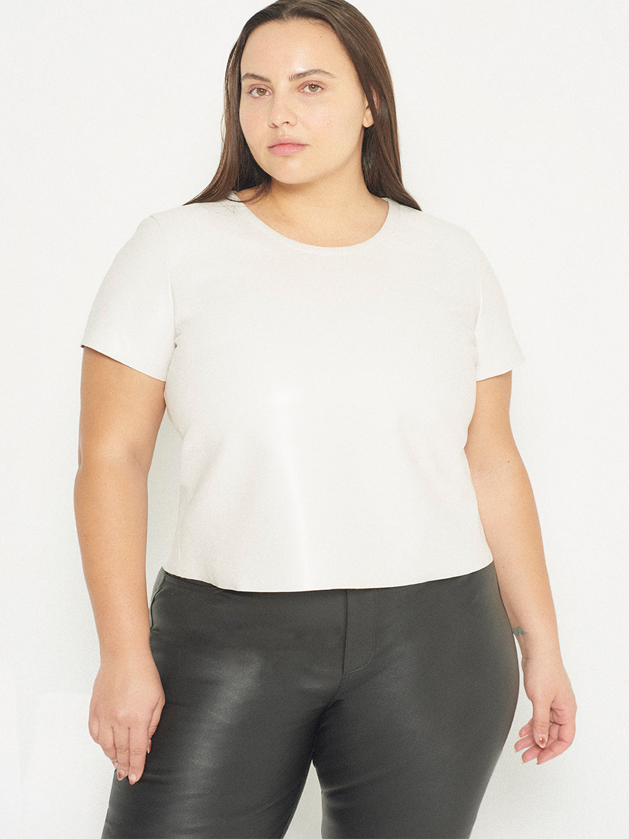 CURVE NEW GUARD RECYCLED LEATHER TEE