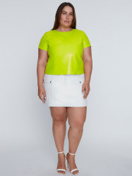 CURVE NEW GUARD RECYCLED LEATHER TEE