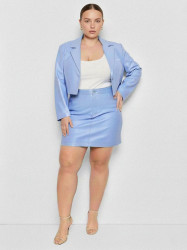 CURVE POPPY LEATHER BLAZER