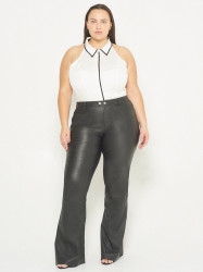 CURVE ROBBIE STRETCH LEATHER FLARES