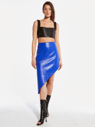 FALLON RECYCLED LEATHER SKIRT