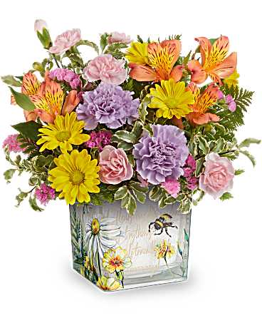 Floral Buzz Bouquet | Mixed Bouquets | Same Day Flower Delivery | Multi-Colored | Teleflora