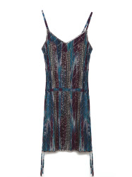 FULL MOON BEADED DRESS