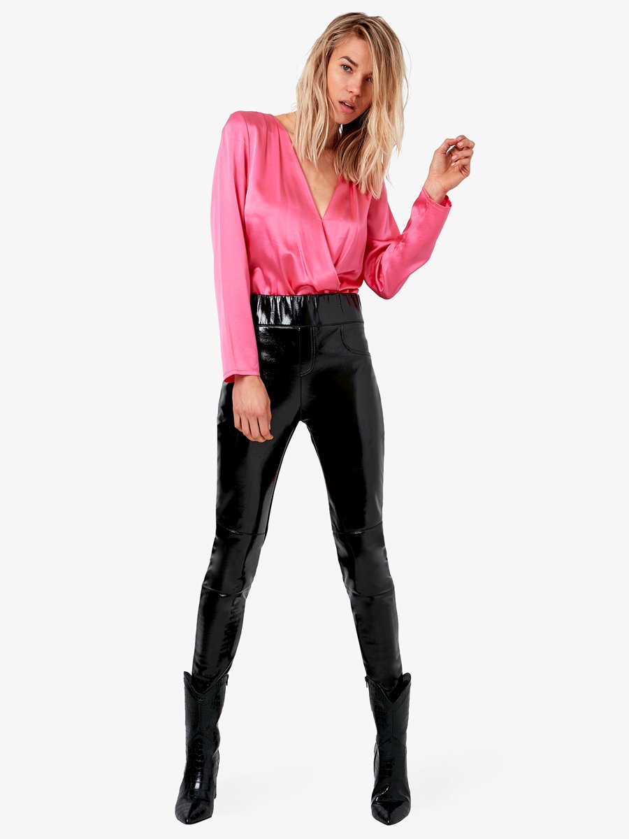 GIGI RECYCLED LEATHER LEGGINGS