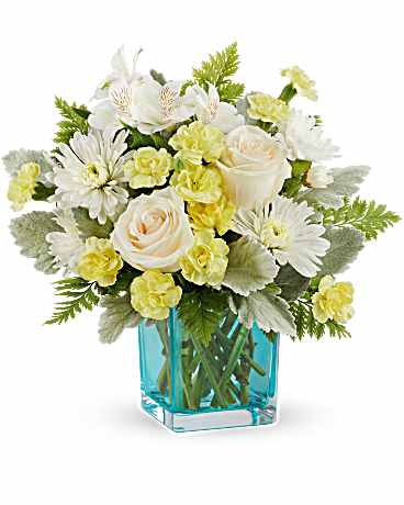 Green | Mixed Bouquets | Evergreen Meadows Bouquet | Same Day Flower Delivery by Teleflora
