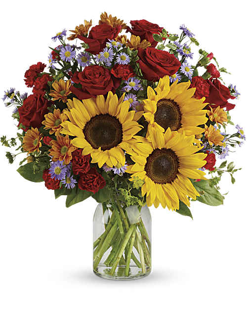 Green | Mixed Bouquets | Pure Happiness Bouquet | Same Day Flower Delivery by Teleflora