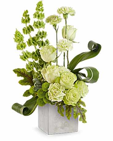 Green | Roses | Garden Symphony Bouquet | Same Day Flower Delivery by Teleflora