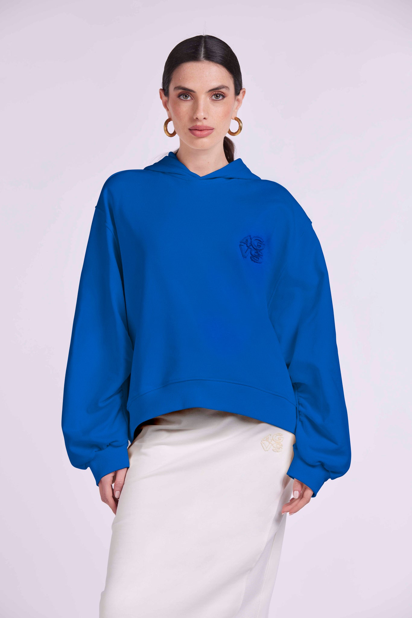 Hoodie and embroidery "4GVS"