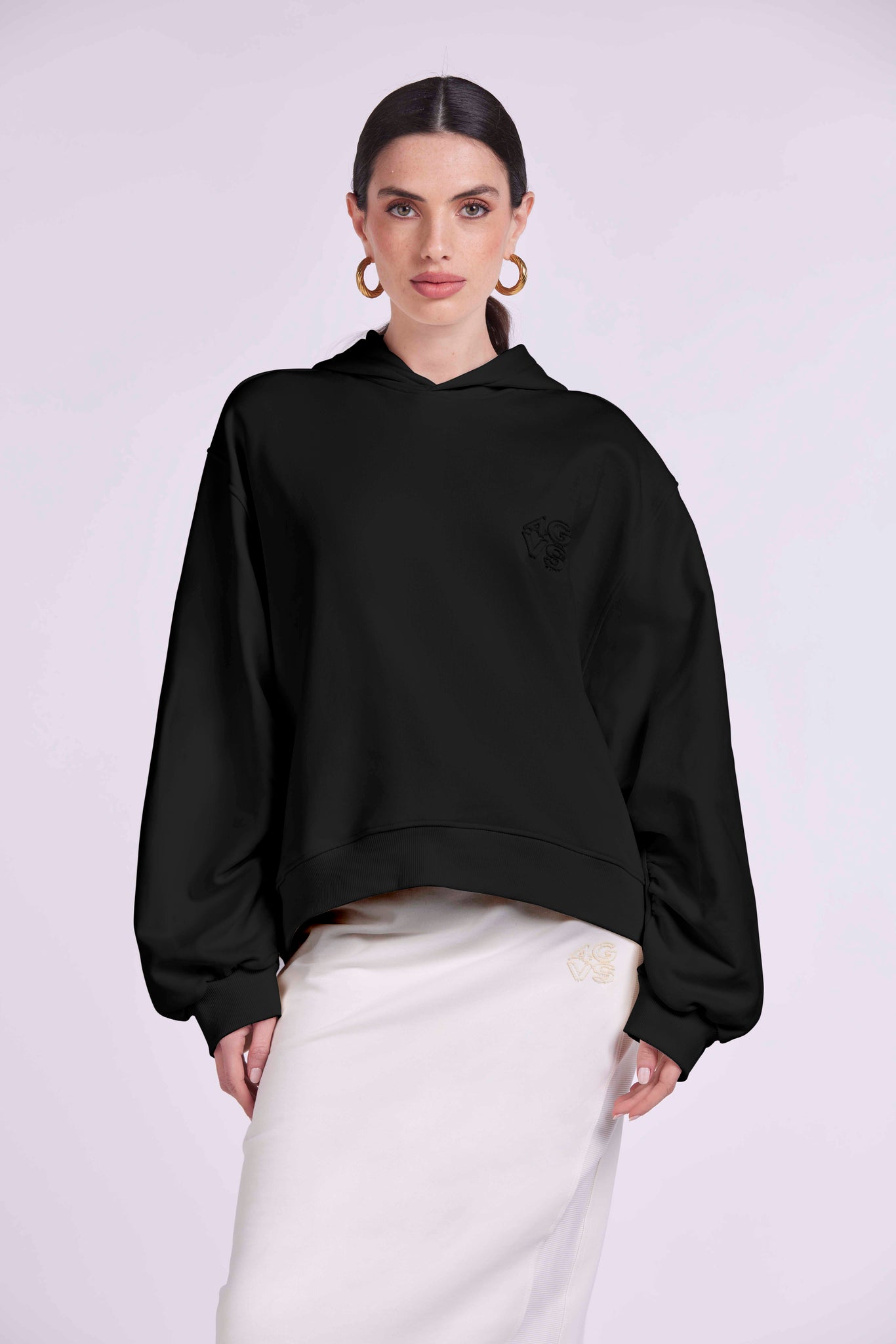 Hoodie and embroidery "4GVS"