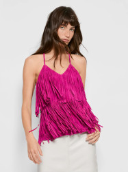 JONI SUEDE FRINGE CAMI