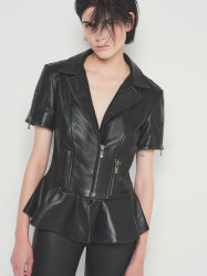KAT UPCYCLED LEATHER JACKET