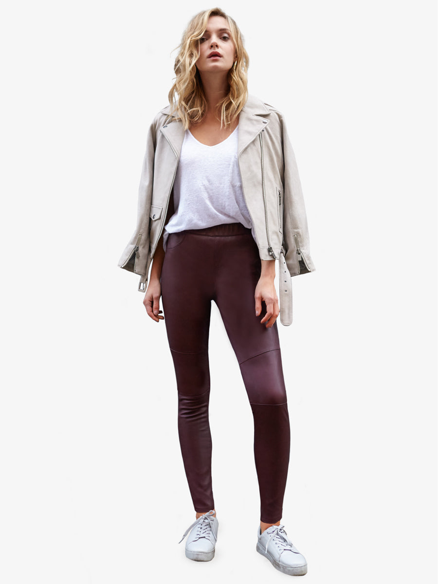 KIKI LEATHER LEGGINGS